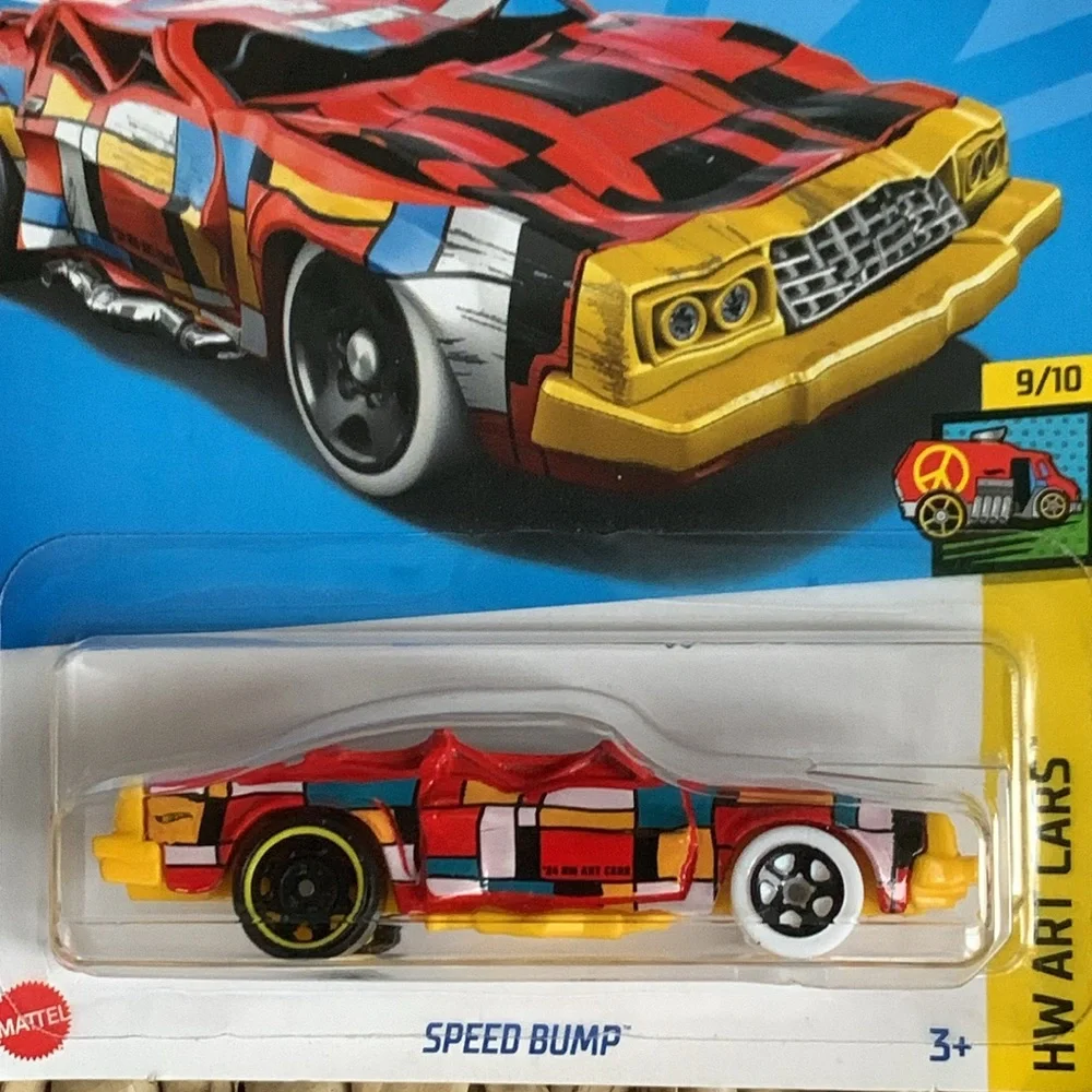 Hot Wheels Speed Bump Crushed Car T Art Cars Hotwheels 2024 Derby Lets Race 🆕